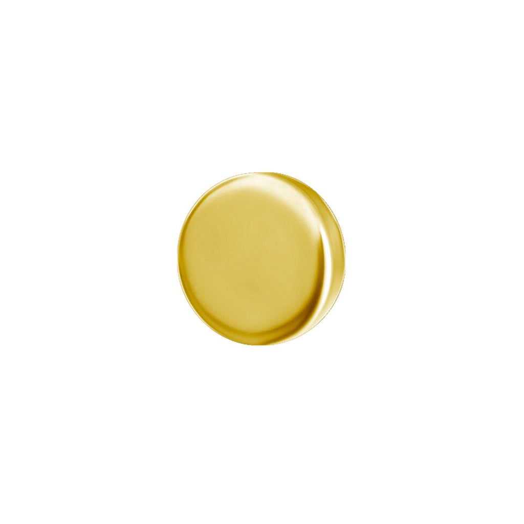 18K Gold Jewelled Flat Disk