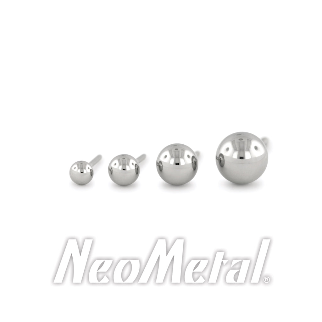 NeoMetal Threadless Titanium Ball End