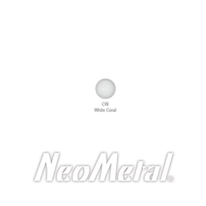 NeoMetal Threadless Titanium Bezel Set synthetic Opal Cabochon