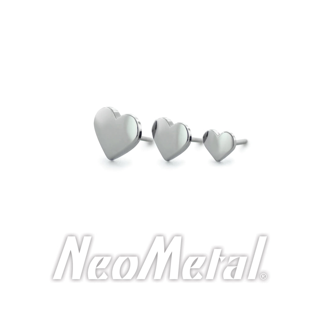 NeoMetal Threadless Titanium Heart End