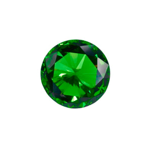 Gem Disk Nose Screw Emerald crystal
